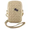 Hello Kitty Quilted Bows bandje crossbody telefoontasje goud