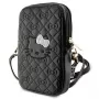 Hello Kitty Quilted Bows Strap - crossbodytas voor telefoon (zwart)