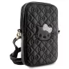 Hello Kitty Quilted Bows Strap - crossbodytas voor telefoon (zwart)
