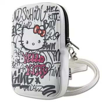Hello Kitty schoudertas Graffiti Kitty Head wit