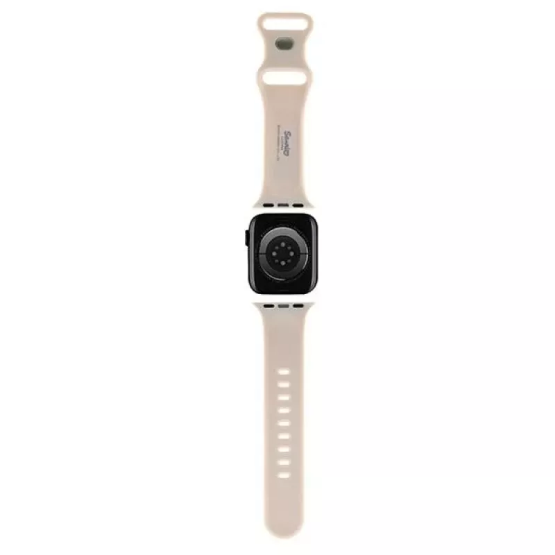 Hello Kitty HKAWMSCHBLE siliconen armband voor Apple Watch 38/40/41mm - beige