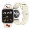 Hello Kitty HKAWMSCHBLE siliconen armband voor Apple Watch 38/40/41mm - beige