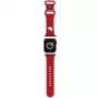 Hello Kitty HKAWMSCHBLR Apple Watch-armband 38/40/41mm rood siliconen Kitty Head