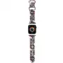 Hello Kitty HKAWMSDGPTE Apple Watch-armband 38/40/41mm beige siliconen Graffiti Tags