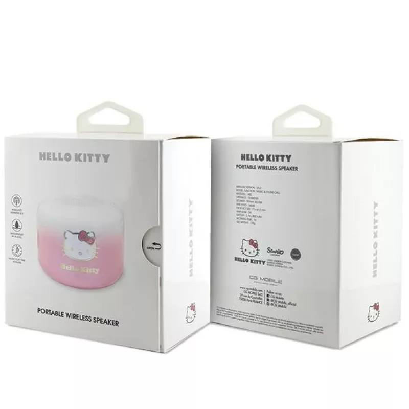 Hello Kitty Bluetooth 5.0-luidspreker HKWSBT6GKEP roze elektroplaat gradient