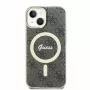 Guess GUHMP15SH4STW iPhone 15 / 14 / 13 6,1 inch bruin hardcase IML 4G MagSafe