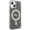Guess GUHMP15MH4STW hardcase IML MagSafe voor iPhone 15 Plus / 14 Plus 6,7 inch bruin