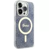 Guess GUHMP15LH4STB iPhone 15 Pro 6,1 inch blauw hardcase IML 4G MagSafe
