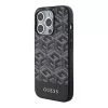 Guess GUHMP15XHGCFSEK iPhone 15 Pro Max 6,7 zwart hardcase GCube Stripes MagSafe