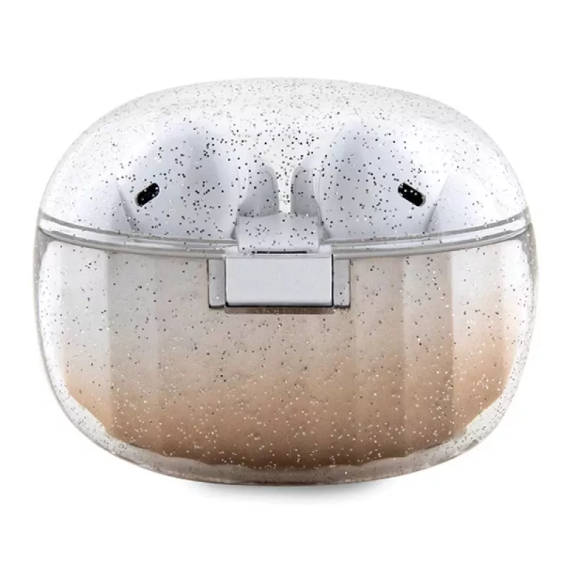Guess Glitter Gradient Bluetooth TWS-oordopjes met oplaadcase (goud)