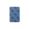 Guess draadloze powerbank 5000mAh blauw 4G leer metaal logo MagSafe 15W