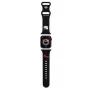 Hello Kitty HKAWMSCHBLK siliconen armband voor Apple Watch 38/40/41mm zwart