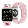 Hello Kitty HKAWLSCHBLP siliconen armband voor Apple Watch 42/44/45/49mm roze