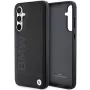 BMW S23 FE S711 zwart leer hot stamp case voor Samsung Galaxy S23 FE