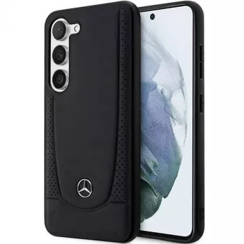 Mercedes-Benz S23 FE hardcase leer Urban zwart voor Samsung Galaxy S23 FE