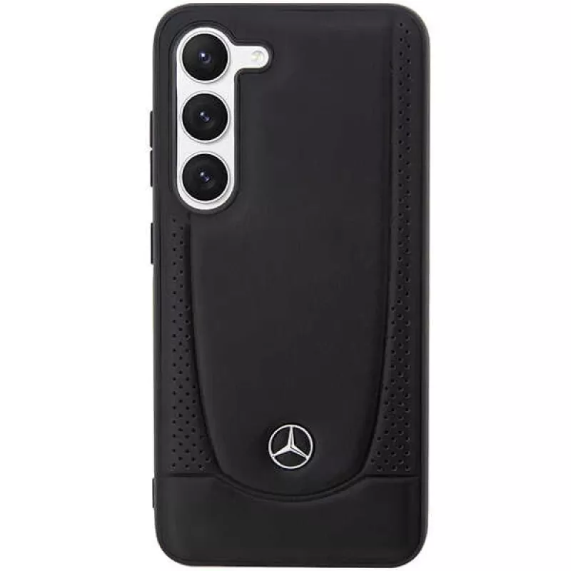Mercedes-Benz S23 FE hardcase leer Urban zwart voor Samsung Galaxy S23 FE