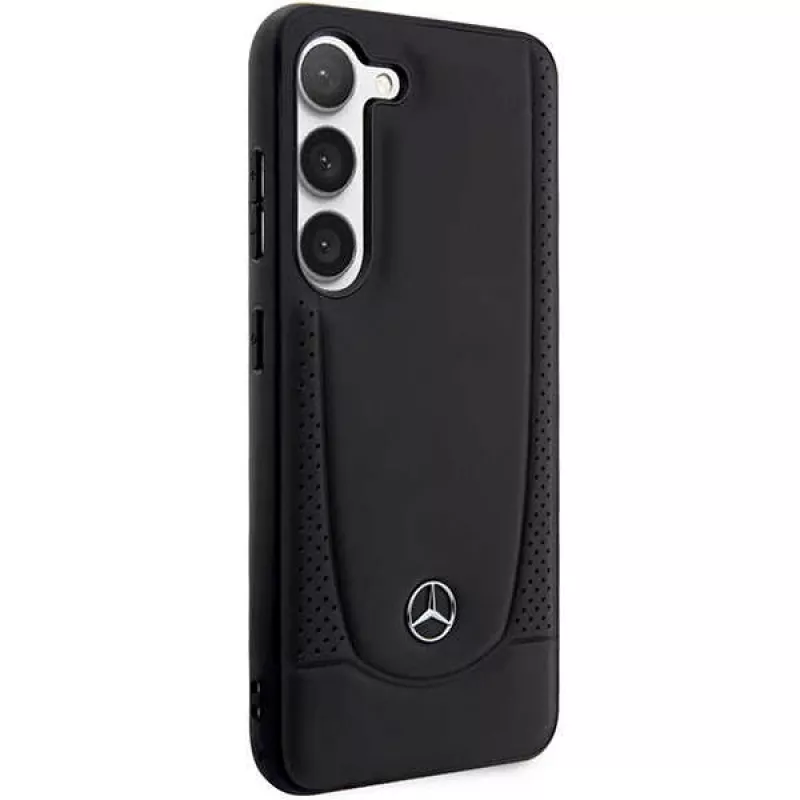 Mercedes-Benz S23 FE hardcase leer Urban zwart voor Samsung Galaxy S23 FE