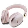 Guess Gcube Metallic Script Logo On-Ear Bluetooth-koptelefoon roze