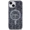 Guess GUHMP15SHGCUSTGK iPhone 15 / 14 / 13 6.1 hardcase IML GCube MagSafe zwart