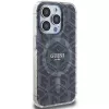 Guess GUHMP15LHGCUSTGK iPhone 15 Pro 6,1 inch zwart hardcase IML GCube MagSafe