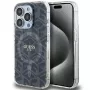 Guess GUHMP15XHGCUSTGK iPhone 15 Pro Max 6.7 hardcase IML GCube MagSafe zwart