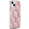 Guess GUHMP15MHGCUSTGP iPhone 15 Plus / 14 Plus 6,7 inch roze hardcase IML GCube MagSafe