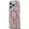 Guess GUHMP15LHGCUSTGP iPhone 15 Pro 6,1 inch roze hardcase IML GCube MagSafe
