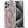 Guess GUHMP15XHGCUSTGP iPhone 15 Pro Max 6,7 inch roze hardcase IML GCube MagSafe