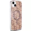 Guess GUHMP15SHGCUSTGW iPhone 15 / 14 / 13 6,1 inch bruine hardcase IML GCube MagSafe