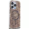 Guess G-Cube hardcase voor iPhone 15 Pro 6,1 inch bruin IML MagSafe