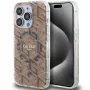 Guess GUHMP15XHGCUSTGW iPhone 15 Pro Max 6,7 inch hardcase IML GCube MagSafe bruin