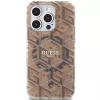Guess GUHMP15XHGCUSTGW iPhone 15 Pro Max 6,7 inch hardcase IML GCube MagSafe bruin