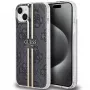 Guess GUHCP15MH4PSEGK hardcase voor Apple iPhone 15 Plus / 14 Plus 6,7 inch zwart 4G Gold Streifen