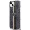 Guess GUHCP15MH4PSEGK hardcase voor Apple iPhone 15 Plus / 14 Plus 6,7 inch zwart 4G Gold Streifen