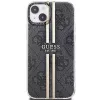 Guess GUHCP15MH4PSEGK hardcase voor Apple iPhone 15 Plus / 14 Plus 6,7 inch zwart 4G Gold Streifen