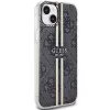 Guess GUHCP15MH4PSEGK hardcase voor Apple iPhone 15 Plus / 14 Plus 6,7 inch zwart 4G Gold Streifen