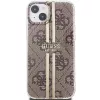 Guess GUHCP15MH4PSEGW iPhone 15 Plus / 14 Plus 6,7 inch hardcase IML 4G Gold Stripe bruin