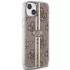 Guess GUHCP15MH4PSEGW iPhone 15 Plus / 14 Plus 6,7 inch hardcase IML 4G Gold Stripe bruin