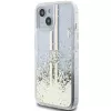 Guess GUHCP15MLFCSEGT iPhone 15 Plus / 14 Plus 6,7 inch transparante hardcase Liquid Glitter Gold Streifen