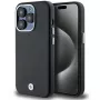 BMW Signature Wrapped Metal MagSafe Case voor iPhone 14 Pro Max 6,7 inch zwart