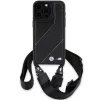 BMW BMHCP15L23PSCCK iPhone 15 Pro 6,1 inch zwart hardcase M Edition Carbon Stripe & Strap