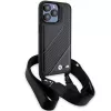 BMW BMHCP15L23PSCCK iPhone 15 Pro 6,1 inch zwart hardcase M Edition Carbon Stripe & Strap