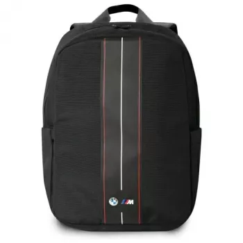 BMW BMBP15COMPVSKR 16 inch rugzak zwart nylon rode streep