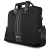 BMW laptoptas 16 inch zwart nylon blauwe streep