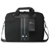BMW laptoptas 16 inch zwart nylon blauwe streep