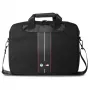 BMW laptoptas 16 inch zwart nylon rode streep