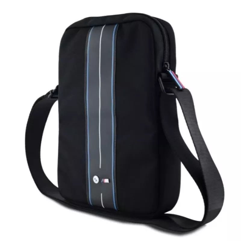 BMW BMTB10COMPVSKL tablet-tas 10 inch zwart nylon blauwe streep