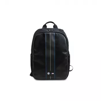 BMW BMBP15COMSCAKL 16 rugzak zwart Carbon Blue Stripes