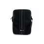 BMW BMTB10COMSCAKL 10 zwart/Carbon Blue Stripes laptoptas