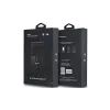 BMW portemonnee met schouderband voor iPhone 15 Pro Max - zwart carbon rode strepen